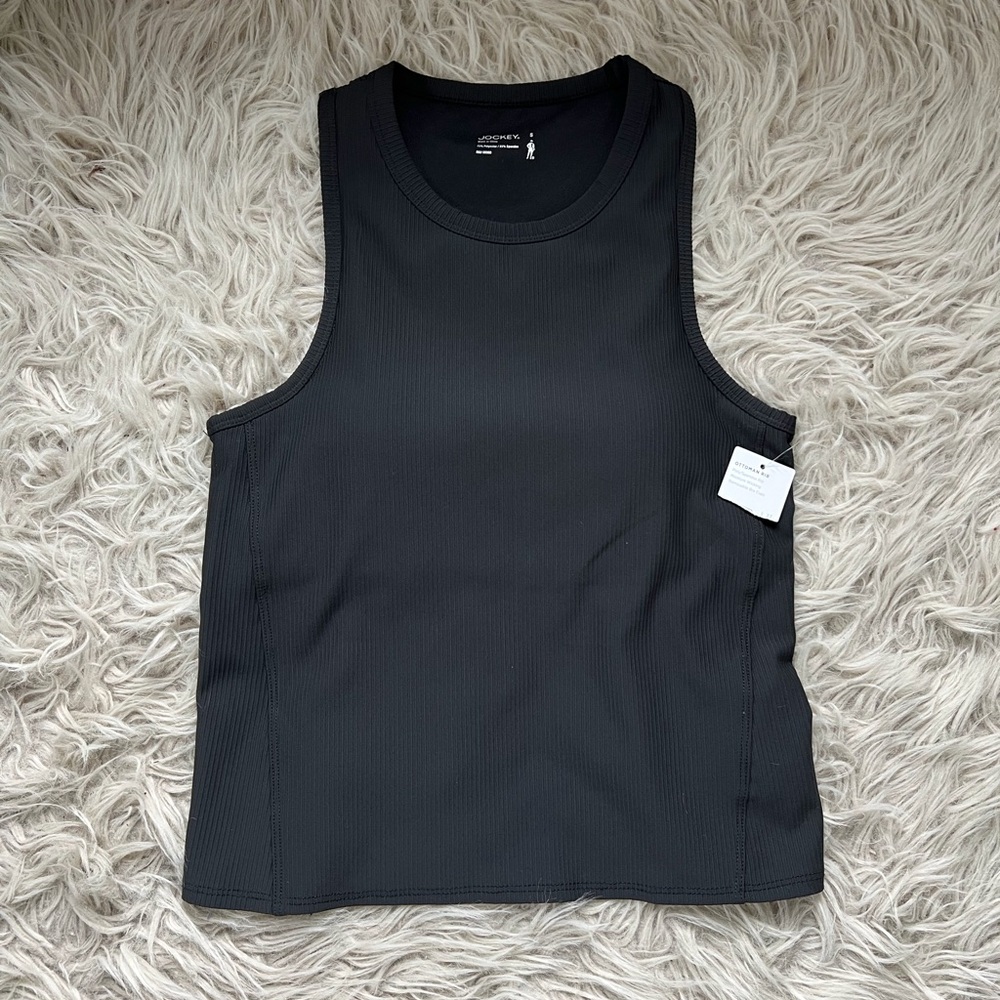 Jockey Black Sleeveless with padded shelf bra